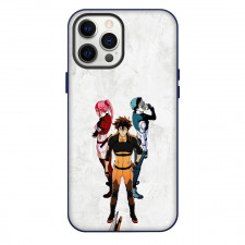 Black Torch Phone Case For iPhone Samsung Galaxy Pixel OnePlus Vivo Xiaomi Asus Sony Motorola Nokia - Black Torch Characters Trio Fierce Portrait On White Grunge Background