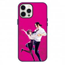 Black Torch Phone Case For iPhone Samsung Galaxy Pixel OnePlus Vivo Xiaomi Asus Sony Motorola Nokia - Ryosuke Shiba And Hana Usami Dancing Portrait