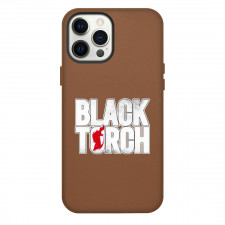 Black Torch Phone Case For iPhone Samsung Galaxy Pixel OnePlus Vivo Xiaomi Asus Sony Motorola Nokia - Black Torch Series Logo Sticker
