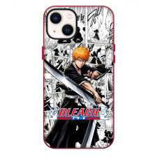 Bleach Ichigo Kurosaki Phone Case For iPhone Samsung Galaxy Pixel OnePlus Vivo Xiaomi Asus Sony Motorola Nokia - Ichigo Kurosaki Manga Panel Sword Poster