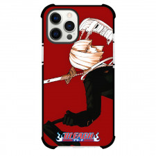 Bleach Shinji Hirako Phone Case For iPhone And Samsung Galaxy Devices - Shinji Hirako Hollow Form On Red Background