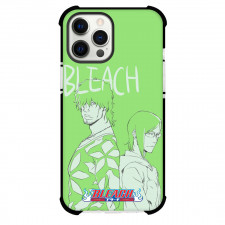 Bleach Phone Case For iPhone And Samsung Galaxy Devices - Yasutora Sado Uryu Ishida On Green Background Comic Art