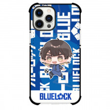 Blue Lock Meguru Bachira Phone Case For iPhone And Samsung Galaxy Devices - Meguru Bachira Playing Chibi Art Sticker