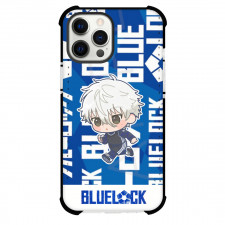 Blue Lock Seishiro Nagi Phone Case For iPhone And Samsung Galaxy Devices - Seishiro Nagi Running Chibi Art Sticker