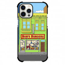 Bob's Burger Phone Case For iPhone and Samsung Galaxy Devices - Bob's Burger Restaurant Yellow Green