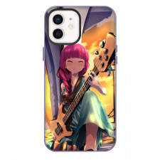 Bocchi The Rock Kikuri Hiroi Phone Case For iPhone Samsung Galaxy Pixel OnePlus Vivo Xiaomi Asus Sony Motorola Nokia - Kikuri Hiroi Playing Guitar Anime Art Illustration