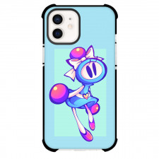 Bomberman Aqua Phone Case For iPhone Samsung Galaxy Pixel OnePlus Vivo Xiaomi Asus Sony Motorola Nokia - Bomberman Aqua Bomber Standing On Blue Background