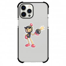 Bomberman Black Phone Case For iPhone Samsung Galaxy Pixel OnePlus Vivo Xiaomi Asus Sony Motorola Nokia - Bomberman Black Bomber Holding Bomb Sticker