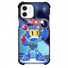 Bomberman Blue Phone Case For iPhone Samsung Galaxy Pixel OnePlus Vivo Xiaomi Asus Sony Motorola Nokia - Bomberman Blue Bomber Art By MarkProductions Poster