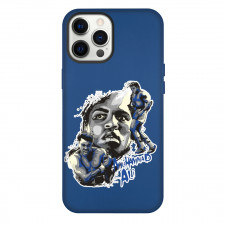 Muhammad Ali Case For iPhone Samsung Galaxy Pixel OnePlus Vivo Xiaomi Asus Sony Motorola Nokia - Muhammad Ali Grey Blue Vector Art Collage
