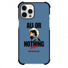Tenshin Nasukawa Phone Case For iPhone Samsung Galaxy Pixel OnePlus Vivo Xiaomi Asus Sony Motorola Nokia - Tenshin Nasukawa All Or Nothing Illustration Art On Dark Gray Background
