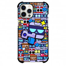 Brawl Stars 8-Bit Phone Case For iPhone Samsung Galaxy Pixel OnePlus Vivo Xiaomi Asus Sony Motorola Nokia - Brawl Stars 8-Bit Emoji Illustration Art Poster