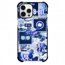 Brawl Stars 8-Bit Phone Case For iPhone Samsung Galaxy Pixel OnePlus Vivo Xiaomi Asus Sony Motorola Nokia - Brawl Stars 8-Bit Winning Is All I Do Blue Effect Poster