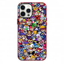 Brawl Stars Phone Case For iPhone Samsung Galaxy Pixel OnePlus Vivo Xiaomi Asus Sony Motorola Nokia - Brawl Stars Characters Avatar Collage Poster