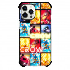 Brawl Stars Crow Phone Case For iPhone Samsung Galaxy Pixel OnePlus Vivo Xiaomi Asus Sony Motorola Nokia - Brawl Stars Crow Neon Effect Collage Poster