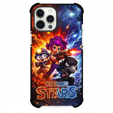 Brawl Stars Phone Case For iPhone Samsung Galaxy Pixel OnePlus Vivo Xiaomi Asus Sony Motorola Nokia - Brawl Stars Fire and Ice Showdown Poster