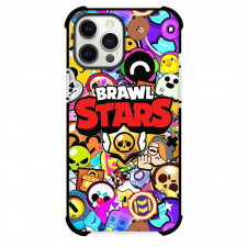 Brawl Stars Phone Case For iPhone Samsung Galaxy Pixel OnePlus Vivo Xiaomi Asus Sony Motorola Nokia - Brawl Stars Icons Collage Poster