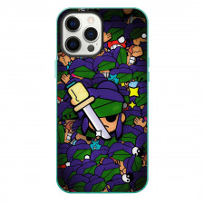 Brawl Stars Kenji Phone Case For iPhone Samsung Galaxy Pixel OnePlus Vivo Xiaomi Asus Sony Motorola Nokia - Brawl Stars Kenji Avatar Sticker On Pattern Art Background