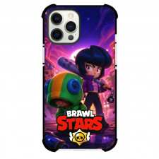 Brawl Stars Phone Case For iPhone Samsung Galaxy Pixel OnePlus Vivo Xiaomi Asus Sony Motorola Nokia - Brawl Stars Leon And Bibi Night Clash Poster