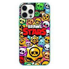 Brawl Stars Phone Case For iPhone Samsung Galaxy Pixel OnePlus Vivo Xiaomi Asus Sony Motorola Nokia - Brawl Stars Skull Icon Collage Poster