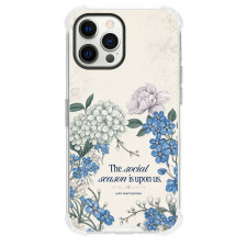 Bridgerton Phone Case For iPhone Samsung Galaxy Pixel OnePlus Vivo Xiaomi Asus Sony Motorola Nokia - Bridgerton Lady Whistledown Blue Floral Aesthetic Poster