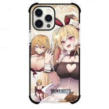 Brown Dust 2 Phone Case For iPhone Samsung Galaxy Pixel OnePlus Vivo Xiaomi Asus Sony Motorola Nokia - Elise And Liatris Knife and Fork Poster