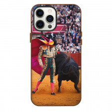 Bullfighters Phone Case For iPhone Samsung Galaxy Pixel OnePlus Vivo Xiaomi Asus Sony Motorola Nokia - Bullfighters Bull Running On Matador