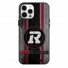 Ottawa Redblacks Phone Case For iPhone Samsung Galaxy Pixel OnePlus Vivo Xiaomi Asus Sony Motorola Nokia - Logo Grunge Wood Background