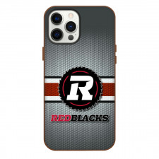 Ottawa Redblacks Phone Case For iPhone Samsung Galaxy Pixel OnePlus Vivo Xiaomi Asus Sony Motorola Nokia - Logo In Red And White Gray Poster