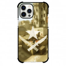 CS Go Case For iPhone Samsung Galaxy Pixel OnePlus Vivo Xiaomi Asus Sony Motorola Nokia - CSGO Terrorist Logo Dust Background