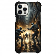 CS Go Case For iPhone Samsung Galaxy Pixel OnePlus Vivo Xiaomi Asus Sony Motorola Nokia - Ready to Siege City Background 3d Art