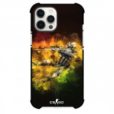 CS Go Case For iPhone Samsung Galaxy Pixel OnePlus Vivo Xiaomi Asus Sony Motorola Nokia - SAS Holding AWP Orange Dust Illustration