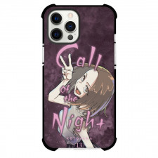 Call of The Night Kiku Hoshimi Phone Case For iPhone Samsung Galaxy Pixel OnePlus Vivo Xiaomi Asus Sony Motorola Nokia - Kiku Hoshimi Peace Sign