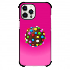 Candy Crush Phone Case For iPhone Samsung Galaxy Pixel OnePlus Vivo Xiaomi Asus Sony Motorola Nokia - Candy Crush Saga Colour Bomb On Pink Background