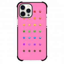 Candy Crush Phone Case For iPhone Samsung Galaxy Pixel OnePlus Vivo Xiaomi Asus Sony Motorola Nokia - Candy Crush Saga On Pink Background