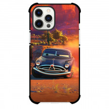 Cars Doc Hudson Phone Case For iPhone Samsung Galaxy Pixel OnePlus Vivo Xiaomi Asus Sony Motorola Nokia - Doc Hudson Drifting On Desert Poster