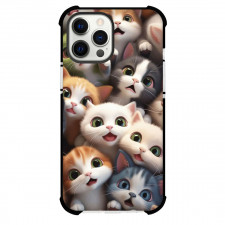 Cat Phone Case For iPhone and Samsung Galaxy Devices - Cute Baby Cat Smiling Poster