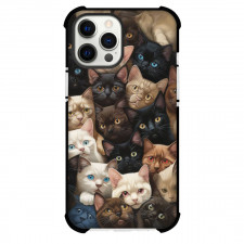 Cat Phone Case For iPhone and Samsung Galaxy Devices - Cat Group Selfie Poster