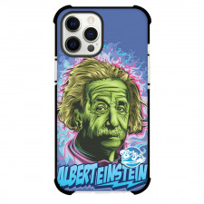 Albert Einstein Phone Case For iPhone Samsung Galaxy Pixel OnePlus Vivo Xiaomi Asus Sony Motorola Nokia - Albert Einstein Potrait Green Face Pop Art