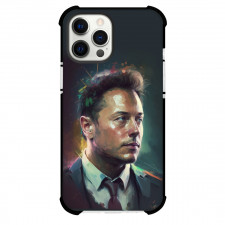 Elon Musk Phone Case For iPhone And Samsung Galaxy Devices - Side Portrait Watercolor Art