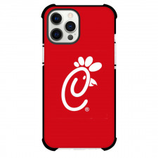 Chick-Fil-A Phone Case For iPhone and Samsung Galaxy Devices - Chick-Fil-A Logo Icon Red Background