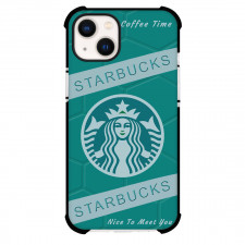 Starbucks Phone Case For iPhone Samsung Galaxy Pixel OnePlus Vivo Xiaomi Asus Sony Motorola Nokia - Starbucks Coffee Time Nice To Meet You Poster