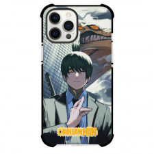 Chainsaw Man Aki Hayakawa Phone Case For iPhone And Samsung Galaxy Devices - Aki Hayakawa Calling Fox Devil