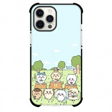 Chiikawa Phone Case For iPhone Samsung Galaxy Pixel OnePlus Vivo Xiaomi Asus Sony Motorola Nokia - Chibi Characters Showing the Winners with Greenery
