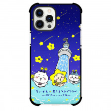 Chiikawa Phone Case For iPhone Samsung Galaxy Pixel OnePlus Vivo Xiaomi Asus Sony Motorola Nokia - Chiikawa Cuties on Space Carry Camera and Microscope with Blue Background