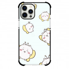 Chiikawa Phone Case For iPhone Samsung Galaxy Pixel OnePlus Vivo Xiaomi Asus Sony Motorola Nokia - Chiikawa Flying Like Butterfly with Sky Pattern Background