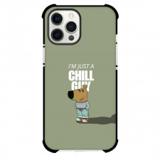 Chill Guy Phone Case For iPhone Samsung Galaxy Pixel OnePlus Vivo Xiaomi Asus Sony Motorola Nokia - Chill Guy Portrait Green Background