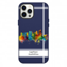Famous Attraction Cape Town South Africa Phone Case For iPhone and Samsung Galaxy Devices - Cape Town South Africa Color Cityscape Art