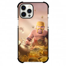 Clash of Clans Barbarian Phone Case For iPhone Samsung Galaxy Pixel OnePlus Vivo Xiaomi Asus Sony Motorola Nokia - Barbarian Mining Stars Poster
