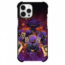 Clash of Clans Headhunter Phone Case For iPhone Samsung Galaxy Pixel OnePlus Vivo Xiaomi Asus Sony Motorola Nokia - Headhunter On Purple Orange Skull Background